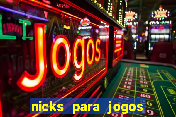 nicks para jogos de tiro