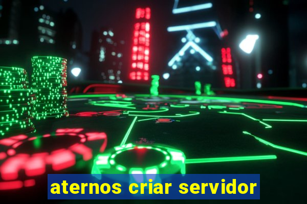 aternos criar servidor