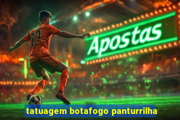 tatuagem botafogo panturrilha