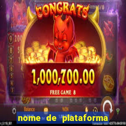 nome de plataforma de jogos