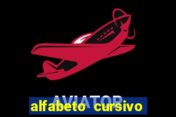 alfabeto cursivo pontilhado para imprimir pdf