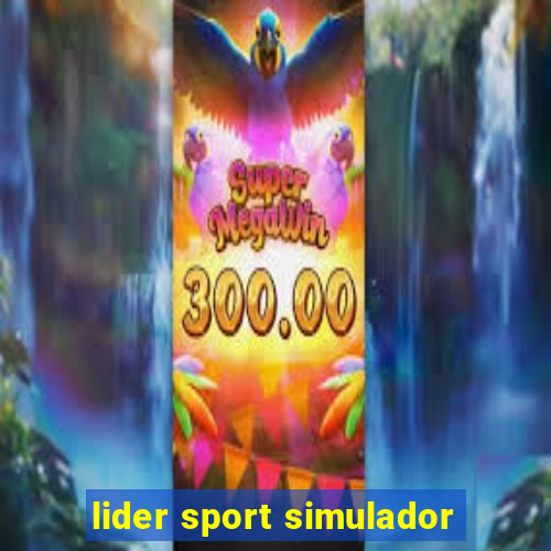 lider sport simulador