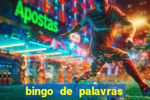 bingo de palavras cha de bebe