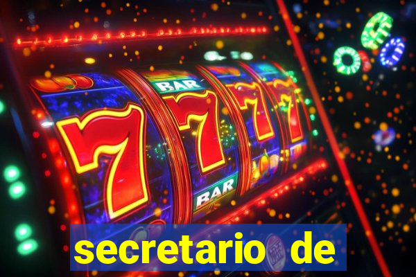 secretario de esporte salario