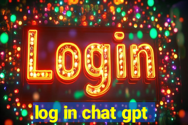 log in chat gpt